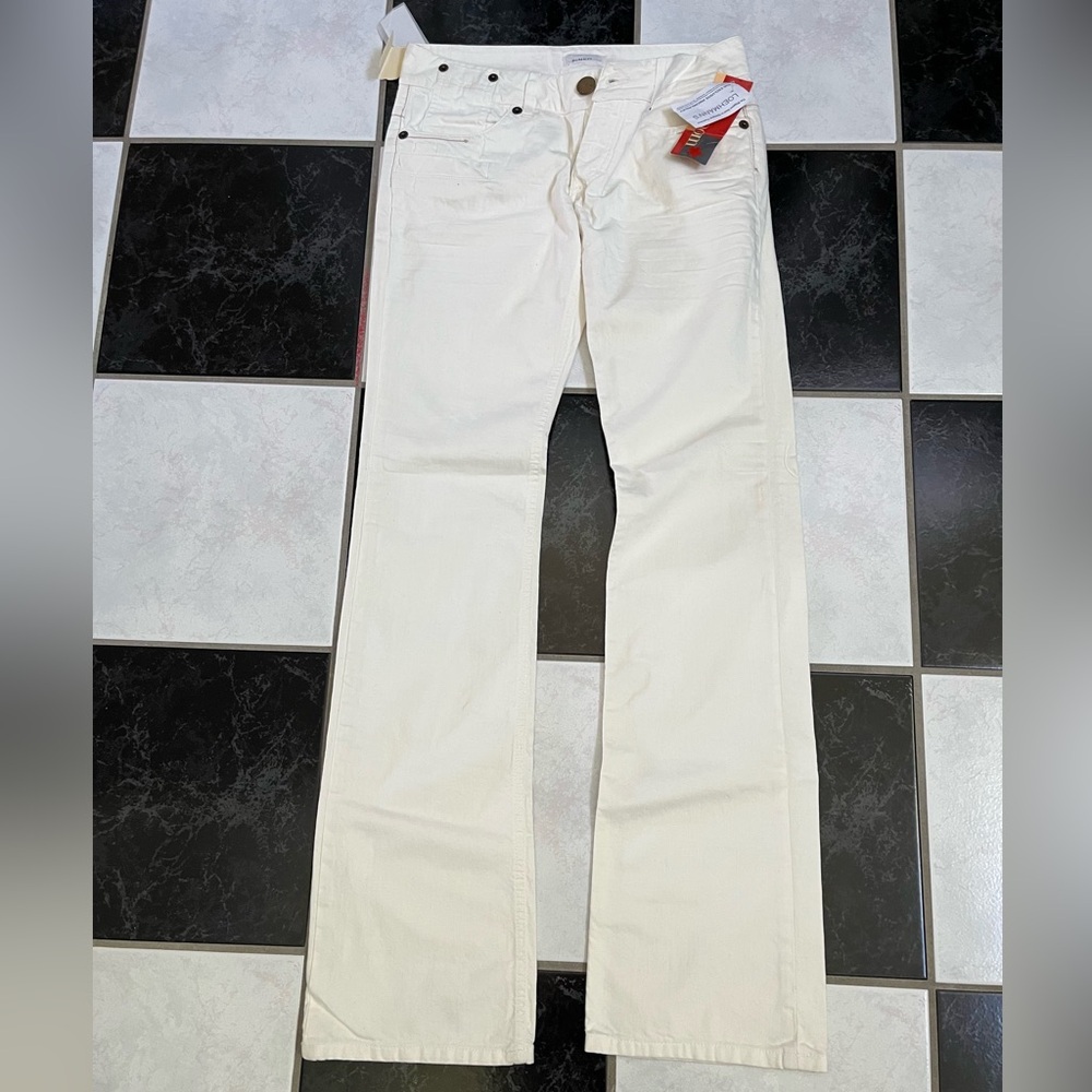 NWT PINKO Women Low Rise Button Fly Boot Cut Jeans Sz 31